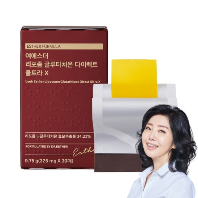 LYUH ESTHER FORMULA Liposome Glutathione Direct Ultra X 30pcs 여에스더 리포좀 글루타치온 다이렉트 울트라 X 30매